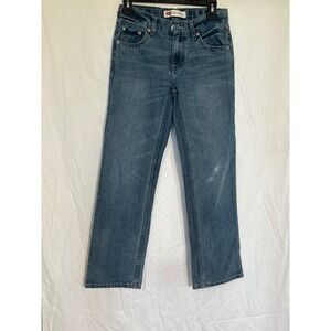 Levi's 505 Jeans Regular Fit Denim Classic Style Boys Size 12